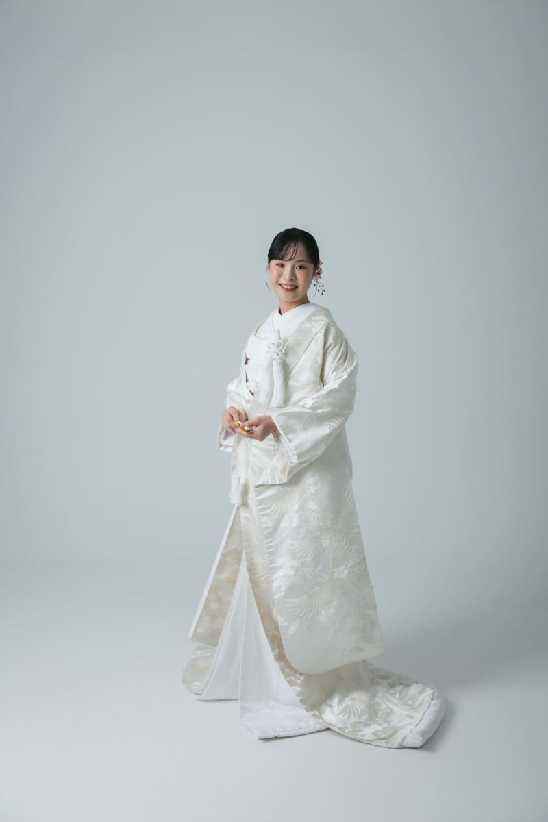 白無垢で撮影!