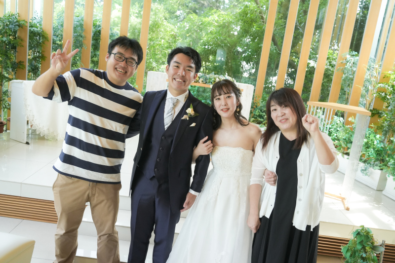 ご列席の皆様と!