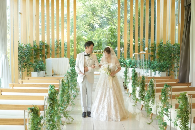 ウェディングドレス×白無垢