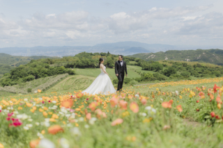 色づき始めた景色の中で