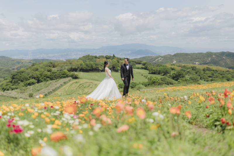 色づき始めた景色の中で