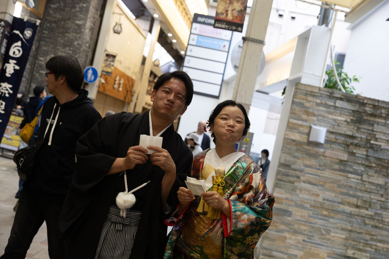 息ぴったりの仲良しショット