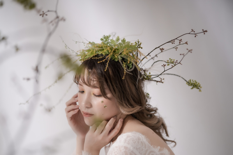 生花 × フォトウェディング