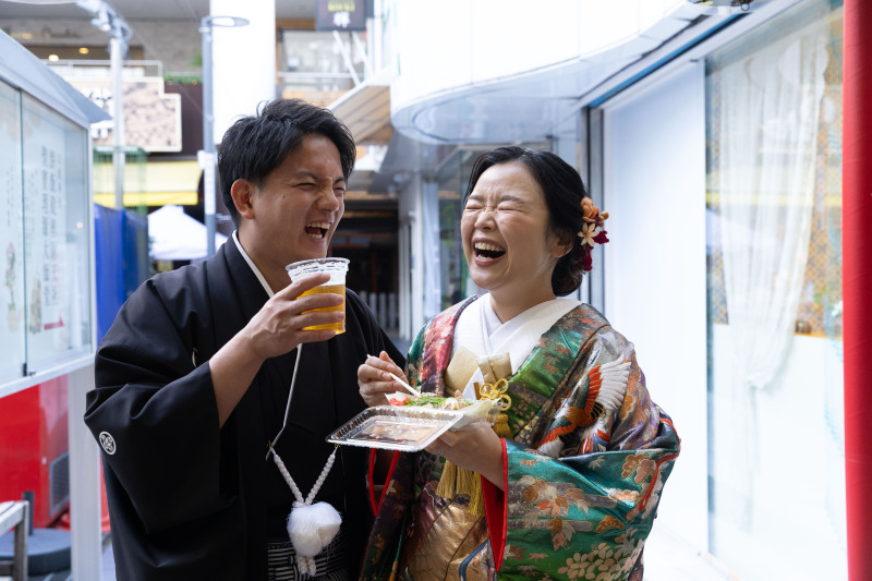 笑顔があふれる、寄り道ショット