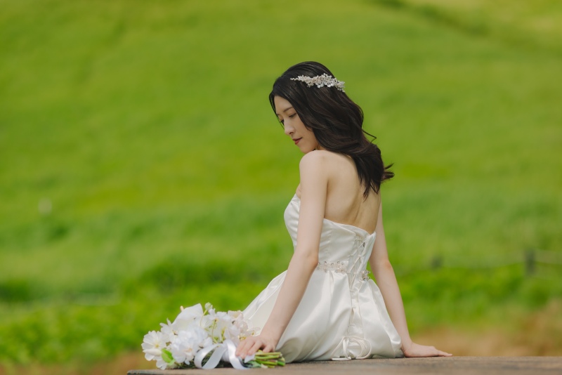 新婦ソロショット