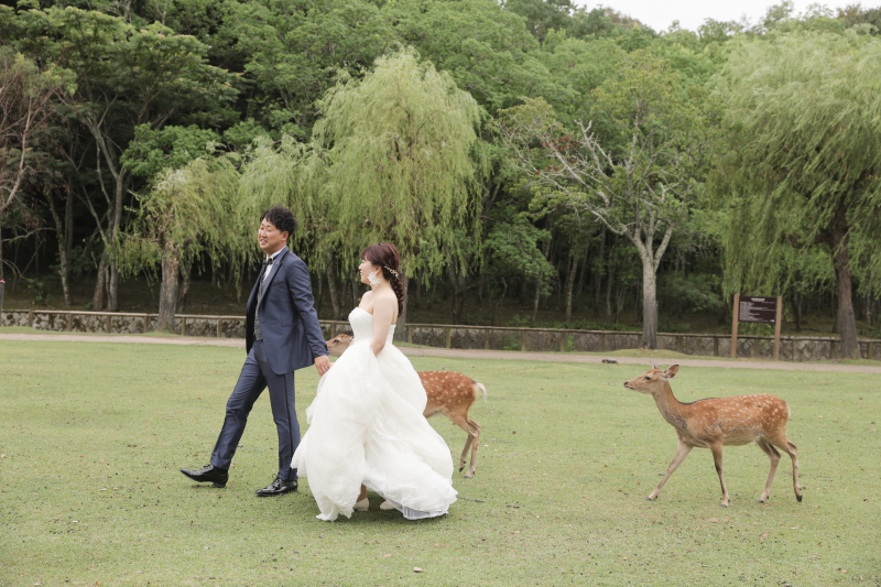 奈良公園へ出発