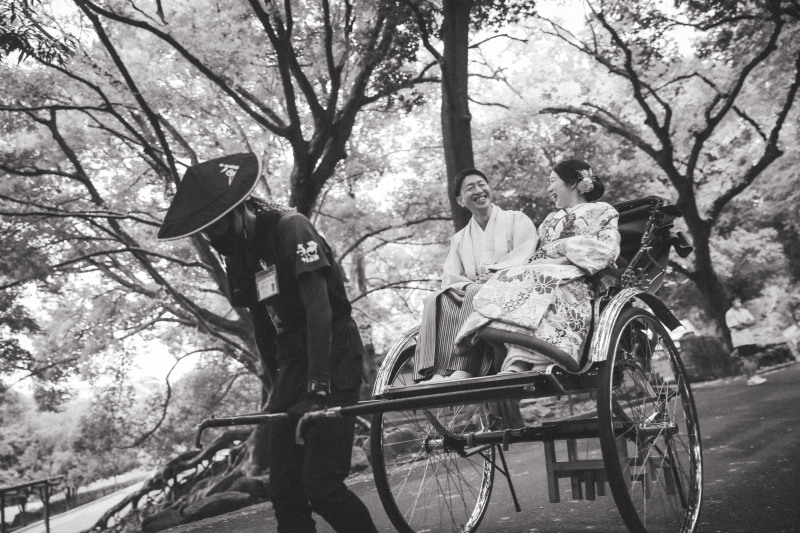 景色を楽しみながら