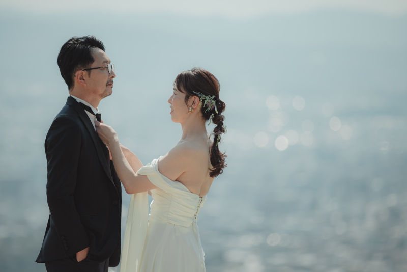 向かいあいショット