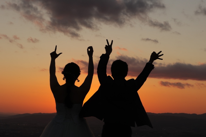 海外のお客様のウエディングフォト