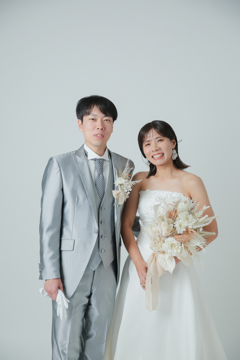 ドレス×タキシード×ブーケ