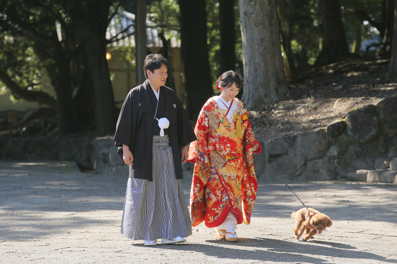 和装にチェンジ