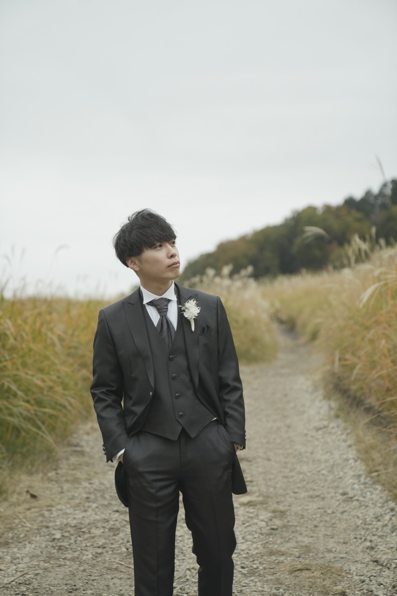 ご新郎様のソロショット