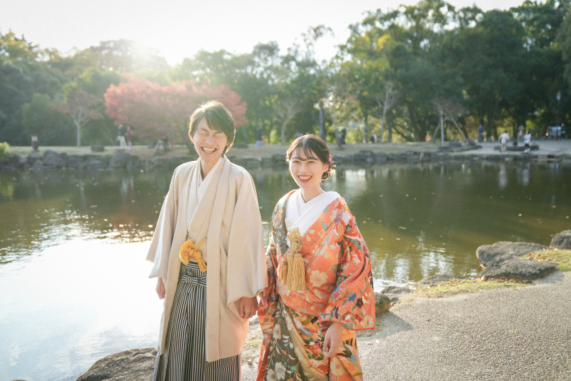 夕方の暖かい空気と