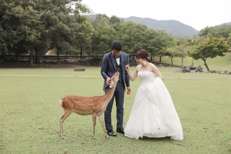 雨模様のロケーション撮影