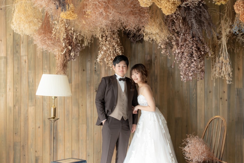 王道Aラインのウェディングドレス！