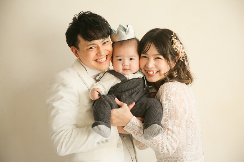 かわいい我が子と一緒に!