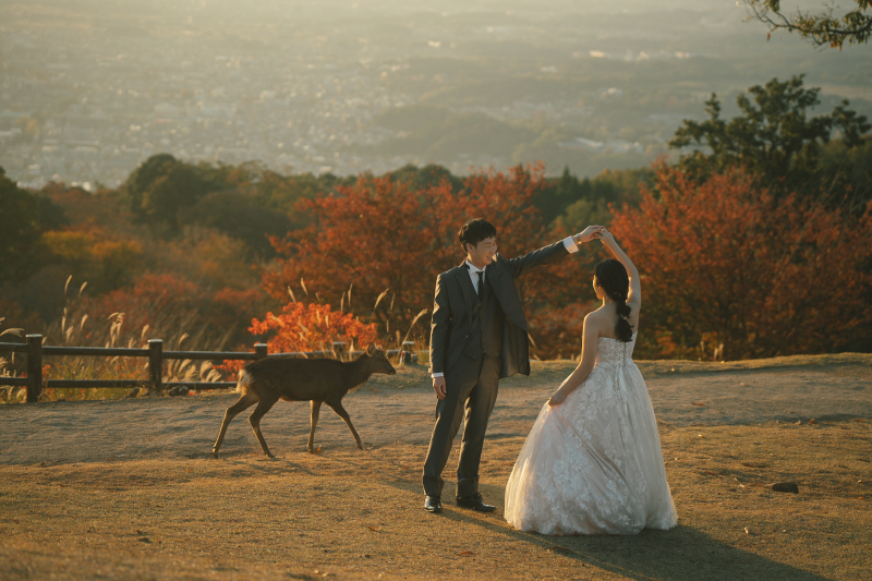 【紅葉残りわずか!】若草山ロケーション◇全データ200カット・美肌補正付き