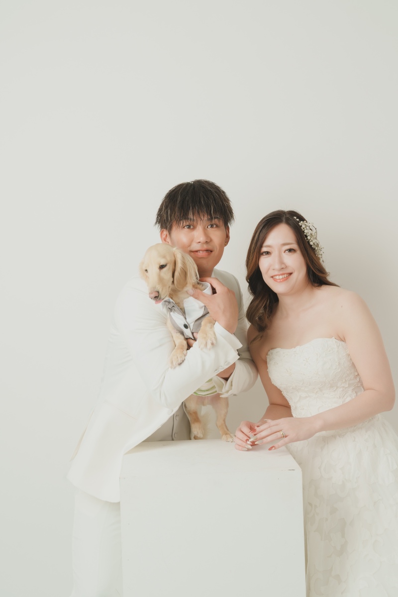 【★ペットと撮影OK★】和装＋洋装スタジオプラン◇全データ300カット・スタイルアップ&美肌補正付き！