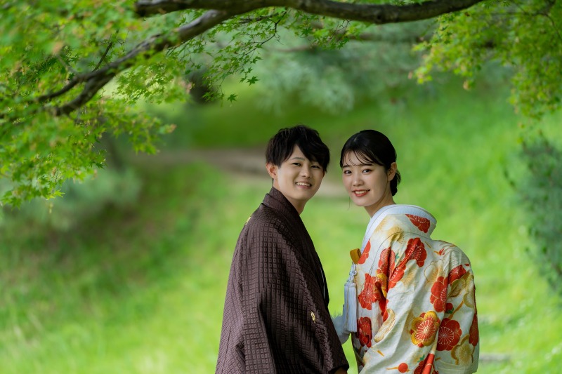 大乗院庭園 和装ロケーション◇全データ200カット・スタイルアップ&美肌補正付き