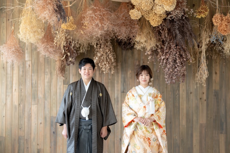 【和装1カット】記念に1枚スタジオプラン♪台紙写真1冊と1カットデータ付き