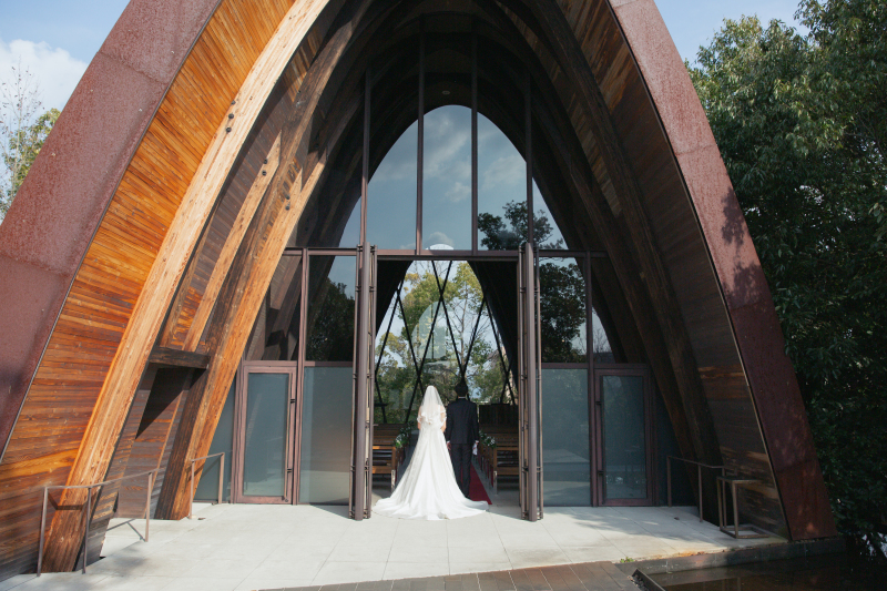 あやめ池チャペルロケーション◇全データ200カット・スタイルアップ&美肌補正付き