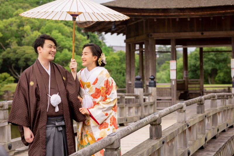 ならまちチャペルロケーション+和装ロケーション◇全データ300カット・スタイルアップ&美肌補正付き