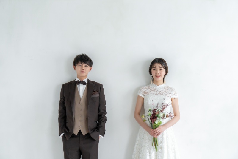 【洋装1カット】記念に1枚スタジオプラン♪台紙写真1冊と1カットデータ付き