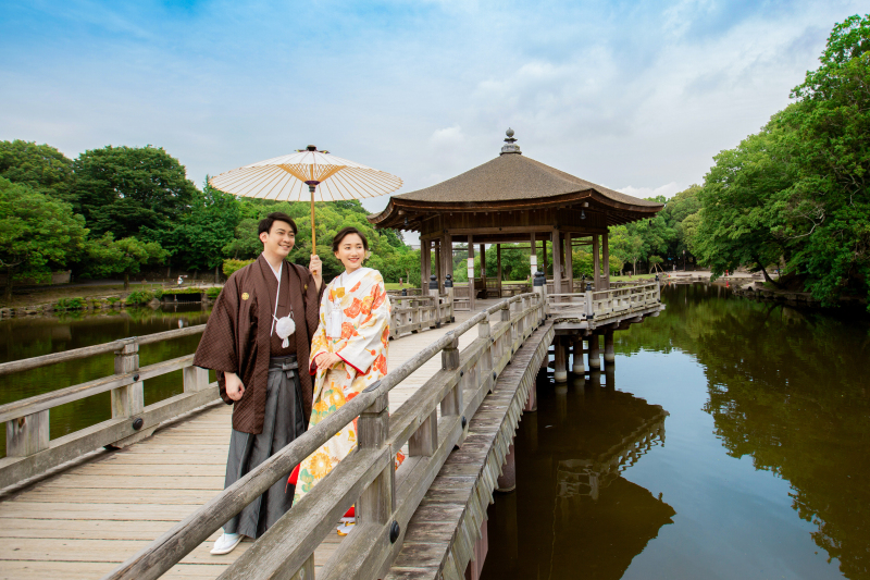 奈良公園和装ロケーション+洋装ハウススタジオ◇全データ300カット・スタイルアップ&美肌補正付き