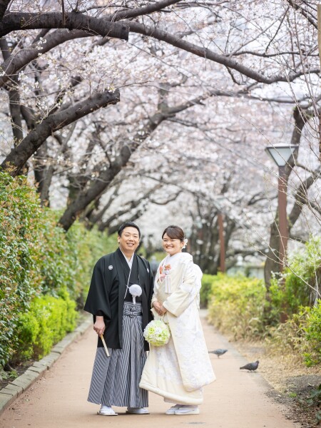 微笑ましい表情で