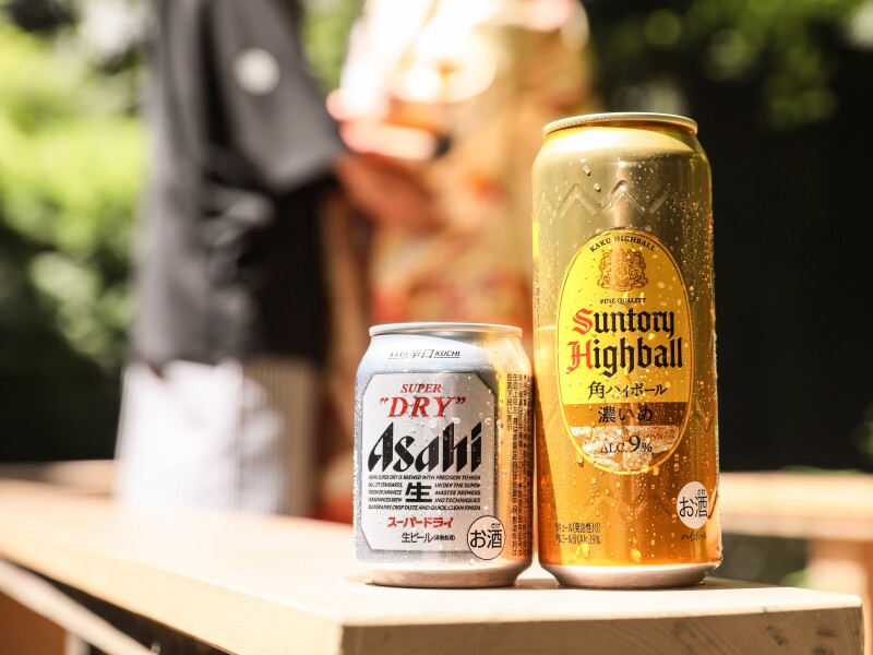 お酒もお洒落に♪