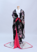 黒~白 紫花　A969