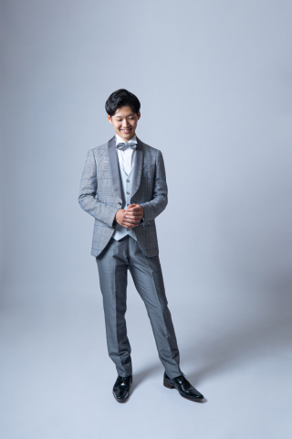 グレーチェック　T70(M/L)