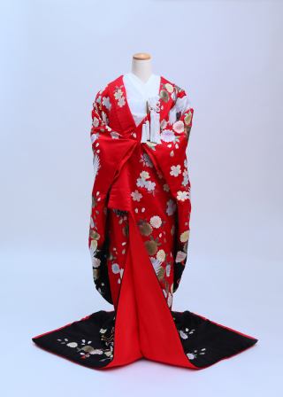 赤黒 御所車　A960