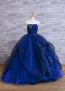 ロイヤルブルーチュールドレス (K278)