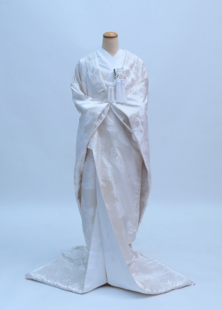 鶴 梅 色付き 宮廷飛鶴文　A1-964