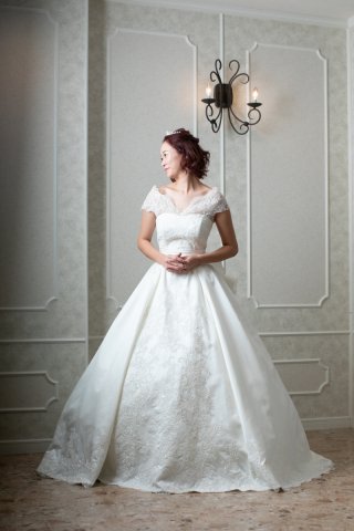 袖取り外し可能な2WAYドレス　W286