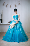 ブルーグリーンドレス　(K281)