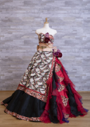 和柄ドレス(K198) 