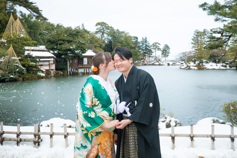 兼六園の中心で♡