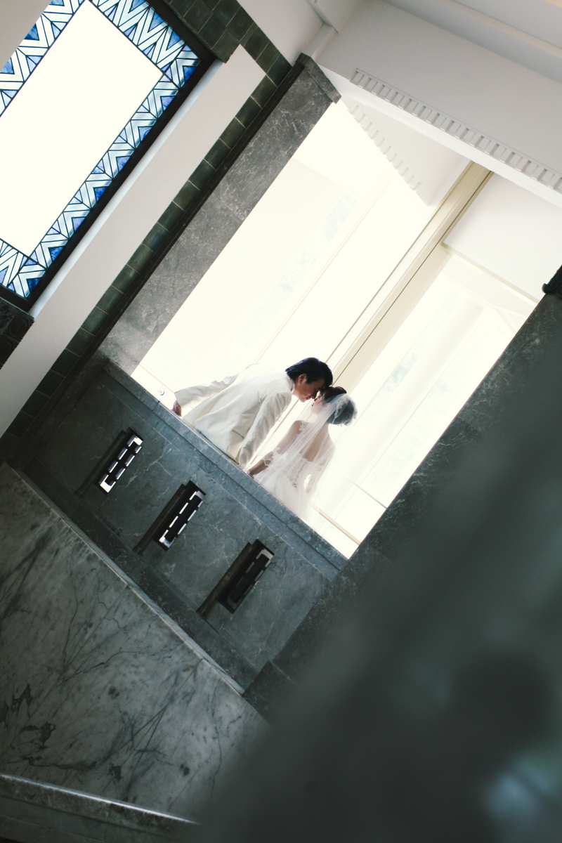 後ろ姿をこっそりと