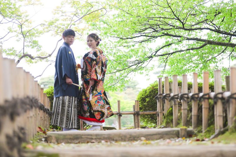 兼六園に到着☀