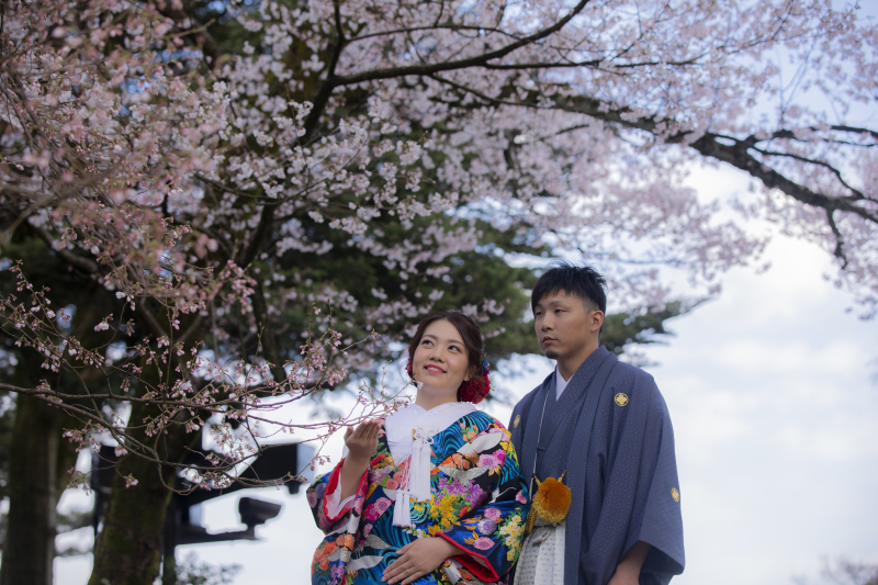 兼六園での撮影!