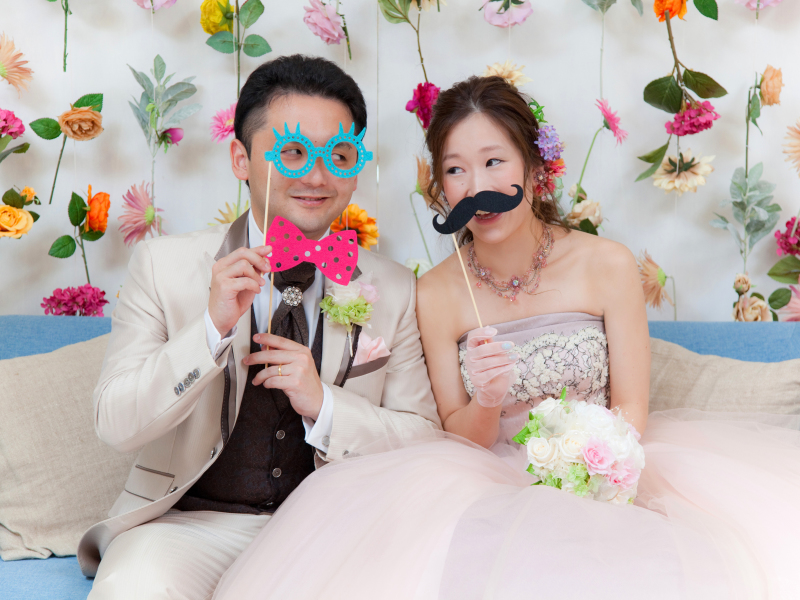 カラードレスにお着替え