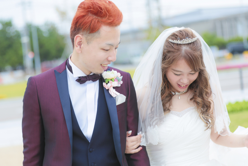 新婦様をエスコート♡