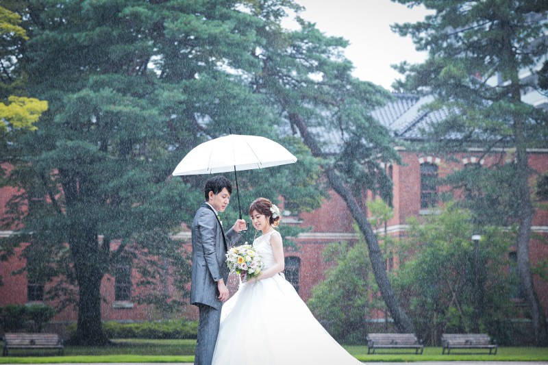 ドレス2点♥雨フォト