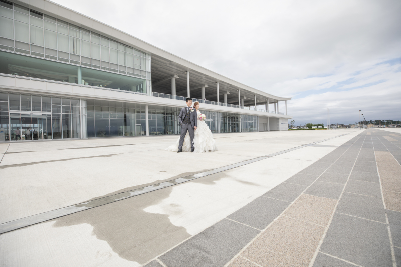 外観をバックにしても映える！