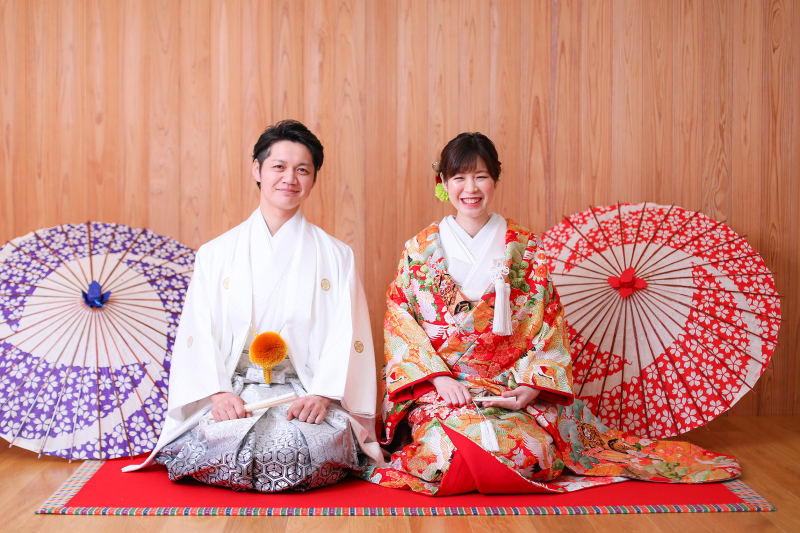 和装のお座りポーズ☆