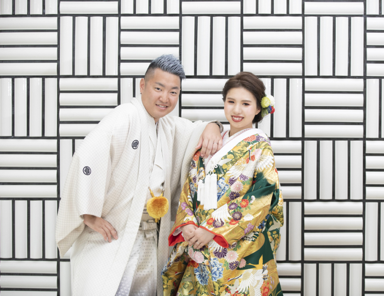 新郎様のヘアカラーもチェンジ!?