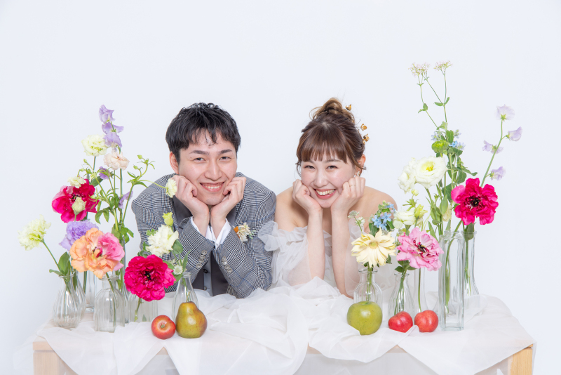 花に囲まれたやさしい時間