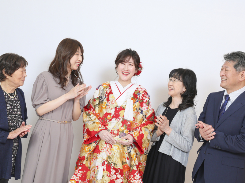 みんなに見守られながら